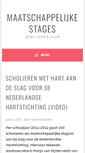 Mobile Screenshot of maatschappelijkestages.nl